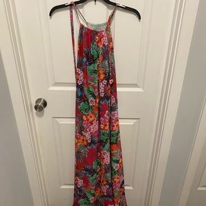 Show Me Your Mumu Hawaiian Print Maxi Dress